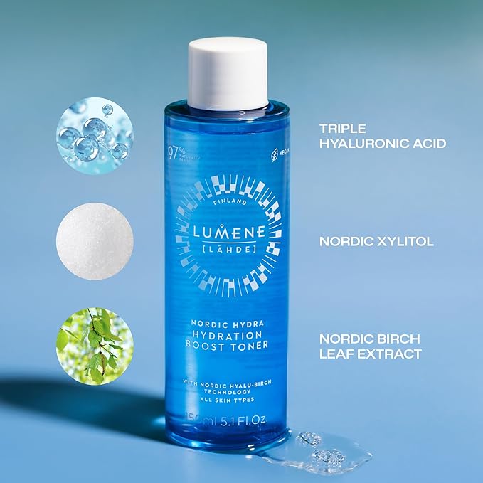 Lumene Nordic Hydra Hydration Boost Toner Moisturizing Dry Skin 150 ml
