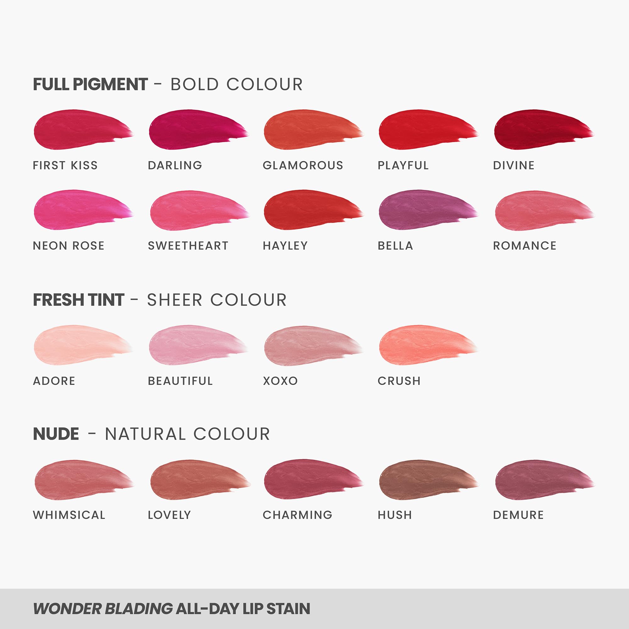 Wonderskin Lip Stain Kit – Long Lasting, Waterproof, Lip Tint Peel Off