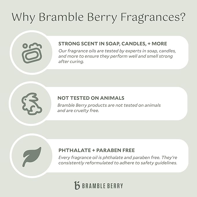 Bramble Berry Lavender Fragrance Oil 2 oz | Calming Floral Scent for Soap Making, Candles, Lotion, Bath Bombs & Perfume | Skin Safe, Vegan, Paraben & Phthalate Free, DIY Craft Essential