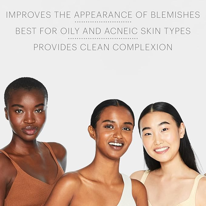 Glo Skin Beauty Beta-Clarity Clear Skin Cleanser - 2% Salicylic Acid Clarifying Face Cleanser Clears & Prevents Breakouts, Exfoliates with Scrubbing Beads