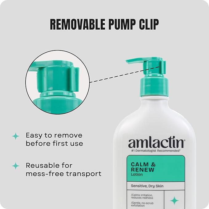 AmLactin Calm & Renew Lotion, Sensitive Dry Skin, 14.1 oz