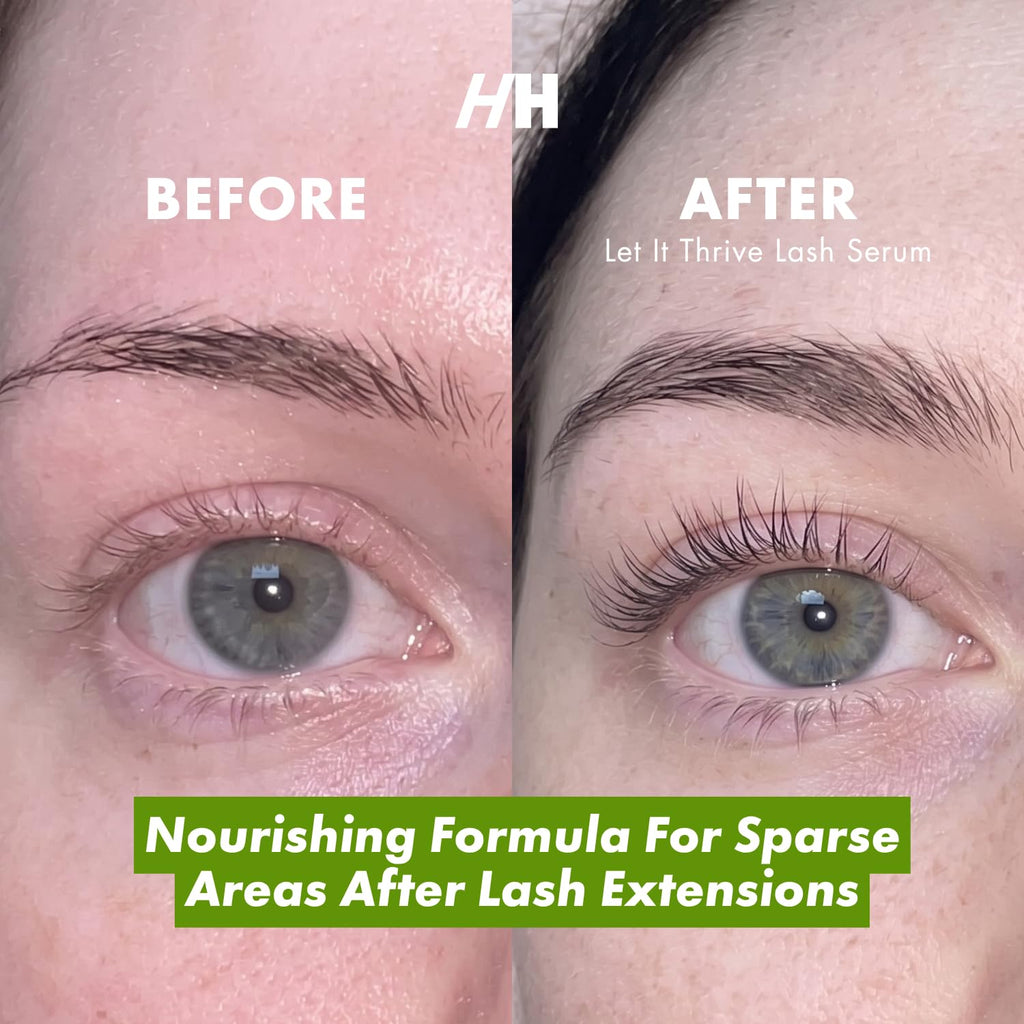 Handmade Heroes 100% Natural Eyelash Serum - Rosemary and Pumpkin Seed Oil for Fuller and Longer Looking Eyelashes, Lash Enhancing Serum for Natural Lashes, Extensions & Eyebrows