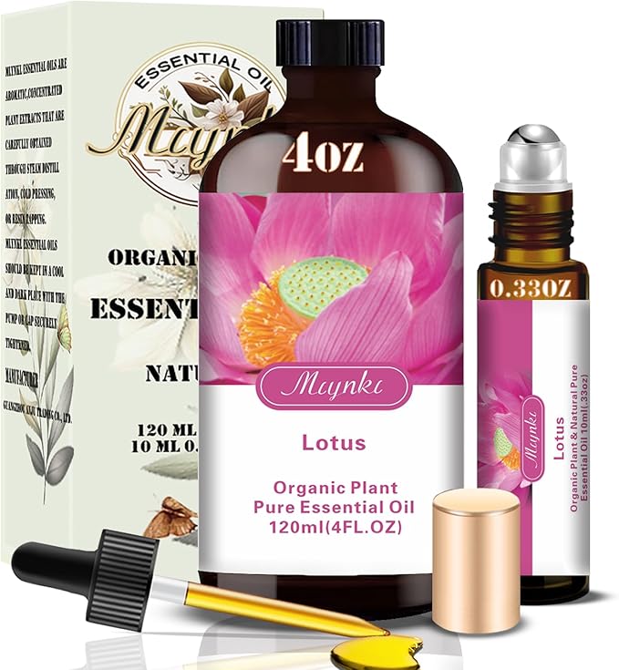 MLYNKL Lotus Essential Oil,Lotus Oil for Massage Home,4 fl oz