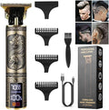 Wrrozz Professional Hair Clippers for Men Cordless, T-Blade & Copper Motor, Rechargeable Beard Trimmer with 3 Guards for Barber-Level Haircut & Trimming