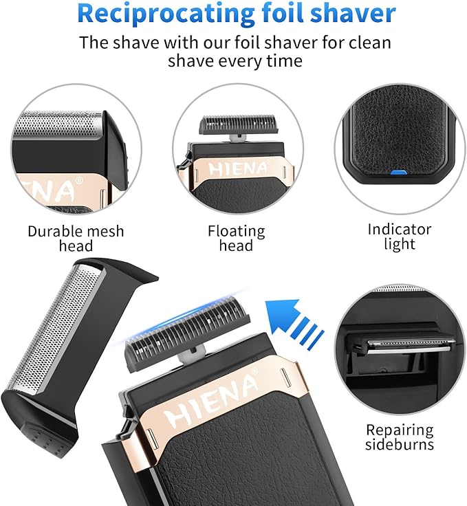 HIENA PRO Cordless Hair Clippers for Men