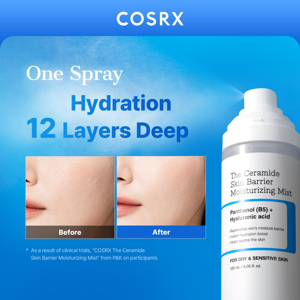 COSRX Barrier Cream Face Mist, Milky Toner for Face, 4.06 fl.oz