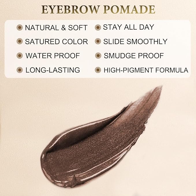 LAVONE Eyebrow Makeup Kit, Waterproof Brow Pencil,Pomade,Eyeliner-Espresso