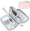 FYY Electronic Organizer, Travel Tech Pouch Bag, Cable Organizer Light Pink
