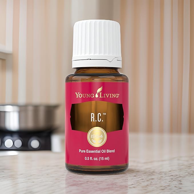 Young Living R.C. Premium Essential Oil 15 ml | Aromatherapy for Diffuser, Massage & Yoga | Invigorating Menthol & Refreshing Scent | Supports Breathing Comfort & Wellness Routine