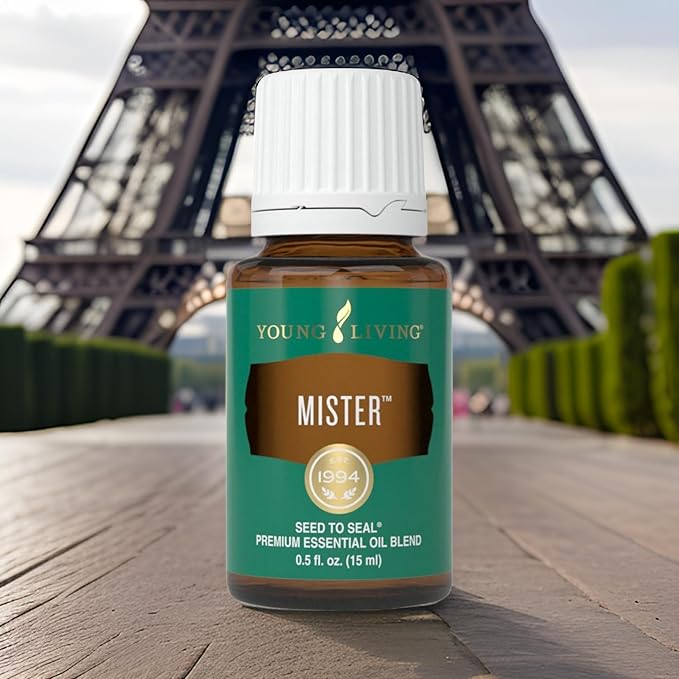 Young Living Mister Premium Essential Oil | 15 ml | Aromatherapy for Balance & Vitality | Masculine Energy Support | Enriched with Sage & Lavender | 100% Natural Blend of Oils for Men & Women