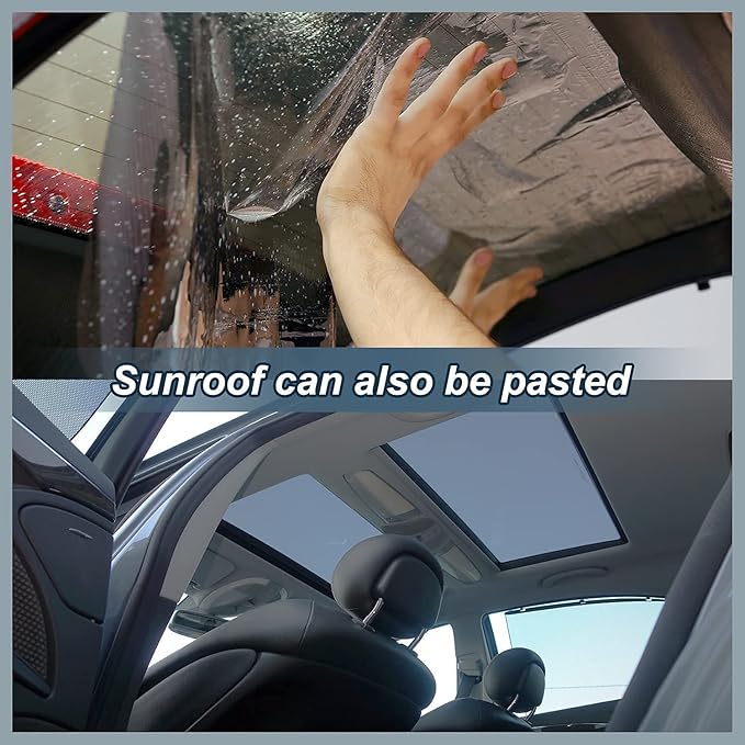 Window Tint Film for Cars, 50% VLT 20in x 10Ft Ceramic Window Tints, Blocks 99% UV & IR Rays, Heat Resistant Anti Glare Films for Windshield, Scratch Resistant Sun Shade Auto Tint Roll