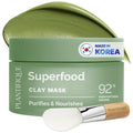 PLANTIFIQUE Korean Clay Mask for Pore Cleansing, Dermatologically Tested