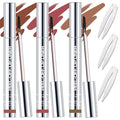 GLSFACE 3 Colors Peel Off Lip Liner with Tweezer Kit, Rich Color Matte Finish Lip Tint Stains Makeup Set for Women, Long Lasting, Waterproof, Smudge Proof, For All Skin Types (#2, #3, #4)