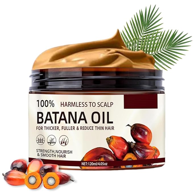 100% Raw Batana Oil for Hair Growth,Natural Raw ＆ Pure Unrefined Batana Oi