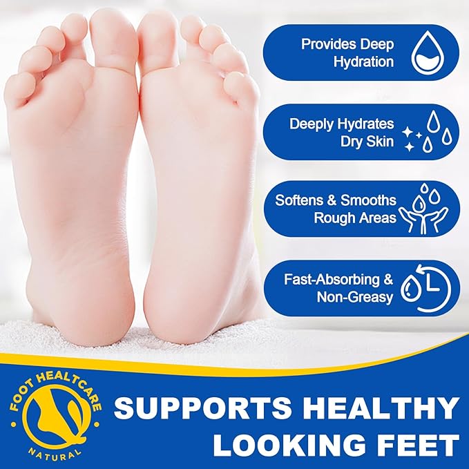 60% Urea with 2% Salicylic Acid Urea Foot Care Stick, Heel Stick for Cracked Feet, Foot Care Cream Moisturizer for Dry Cracked Feet, Knees, Elbows, Hands -1.41oz