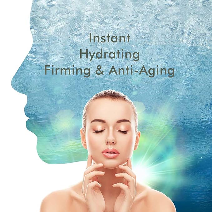 Ebanel 5-Pack Hydrogel Collagen Face Mask with Hyaluronic Acid, Peptide