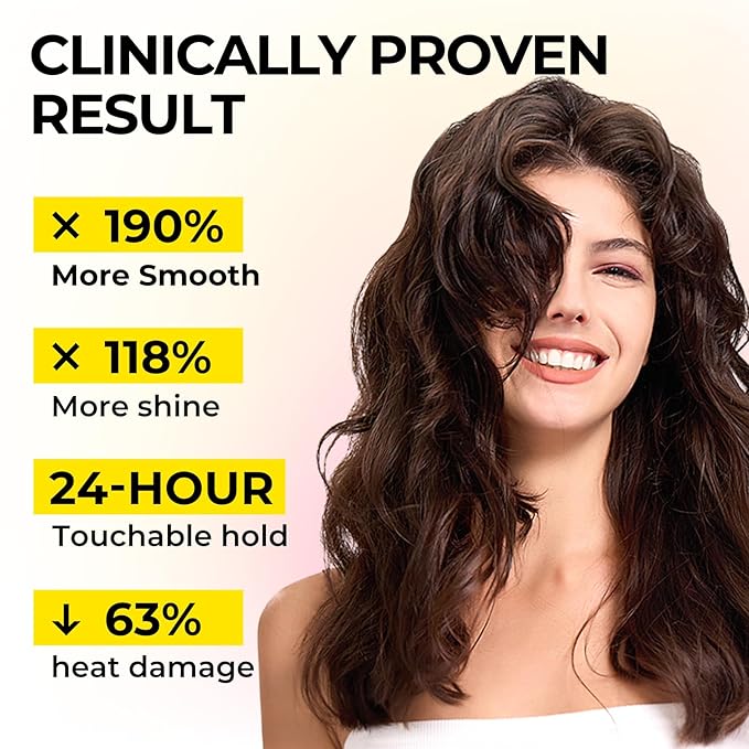 COLORLOMO Styling & Curl Defining Oil Serum | 24-Hour Touchable Hold Hair Oil for Natural & Styled Curly Hair l Heat Thermal Protection, Creates Smooth, Shiny, Lightweight Hair