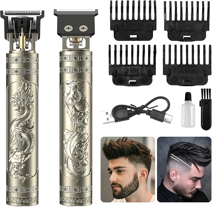 Luwihou Beard Trimmer for Men-Hair Clippers for Men-Bronze