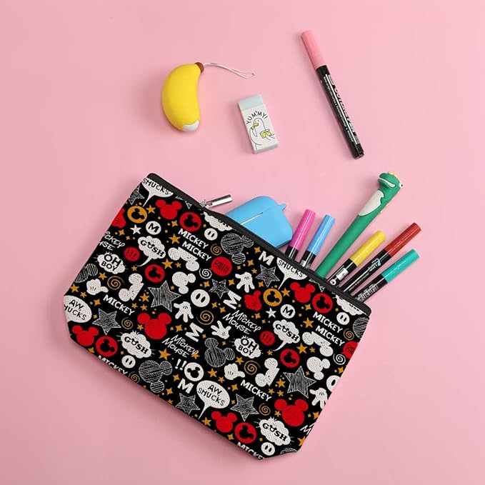 Cartoon Mouse Makeup Bag Zipper Pouch Cosmetic Bags for Women