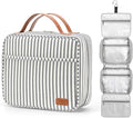 Bosidu Hanging Travel Toiletry Bag, Large Capacity Cosmetic Travel Toiletry Organizer for Women with 4 Compartments & 1 Sturdy Hook, Perfect for Daily Use/Valentines' Day