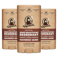 Dr. Squatch Natural Men’s Deodorant – Aluminum Free Natural Deodorant Men with Charcoal & Postbiotics for 72-Hour Odor Protection – Maverick Musk, 2.65oz Stick (3-Pack)