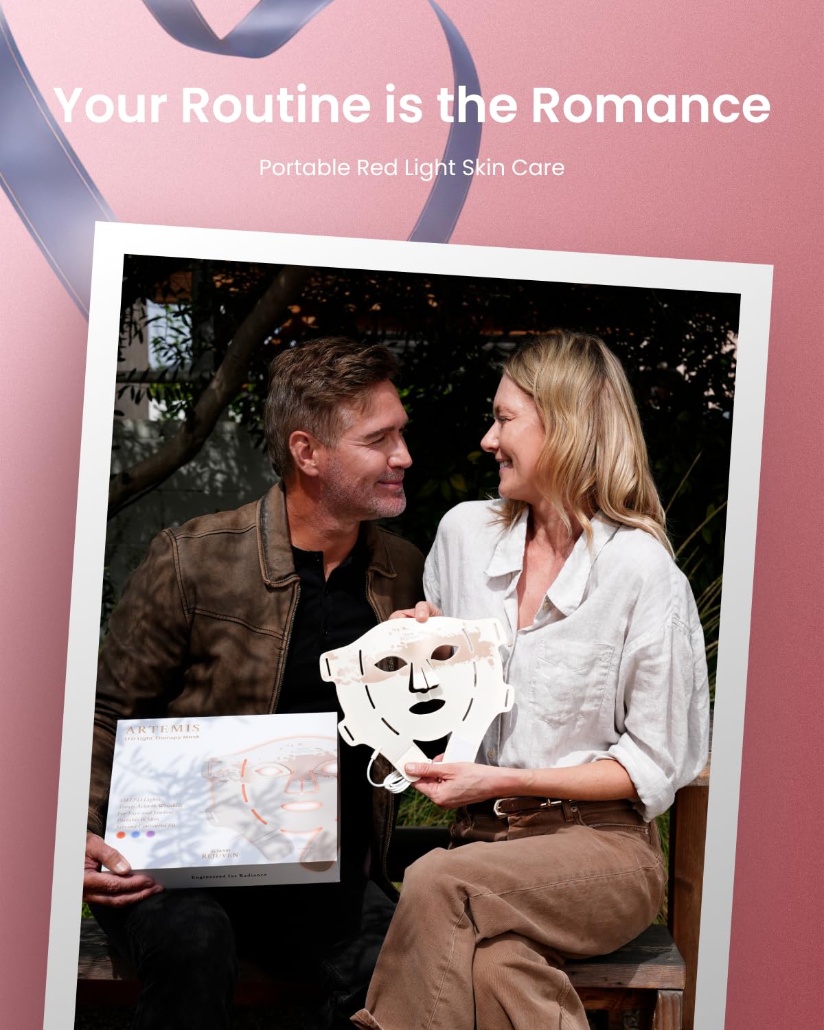 RENPHO Red Light Therapy Mask for Face, FDA-Cleared,Birthday Gifts for Wife