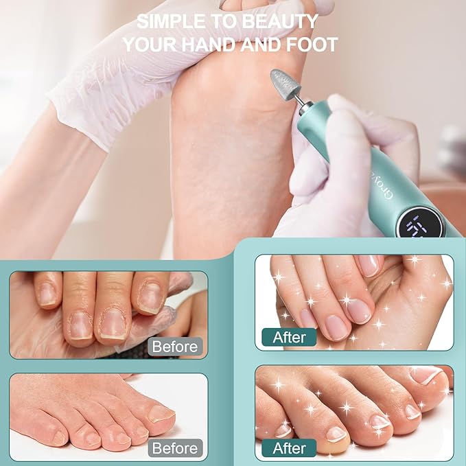 Electric Nail Drill File Professional Foot Callus Remover for Beginners