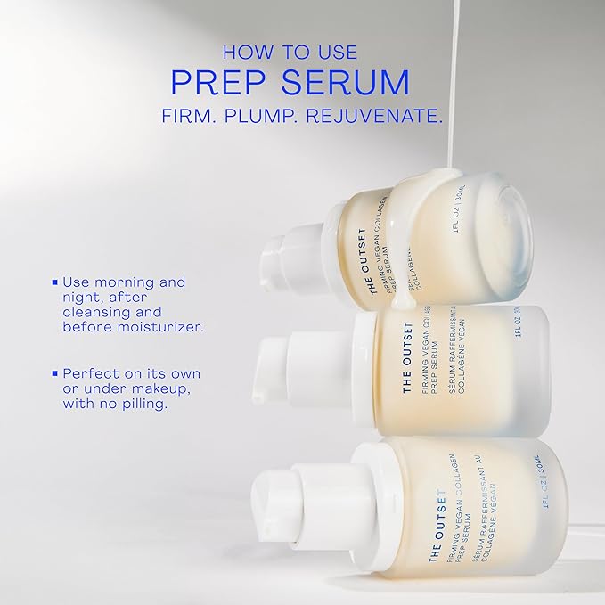 The Outset Vegan Collagen Peptide Face Serum, 1 fl oz