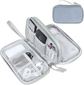 FYY Electronic Organizer, Travel Tech Pouch Bag, Cable Organizer Light Grey