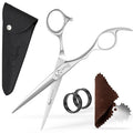 Fagaci Left Handed Hair Scissors 6" Professional Sharp Blades Shears