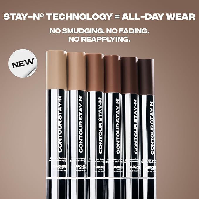 Sacheu Liquid Contour STAY-N Cream Contour, Longwear, Giving Sass