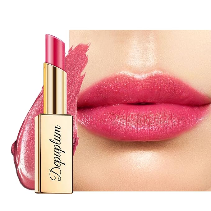 Depuplum Berry Red Lipstick Moisturizing for Women Shimmer Tinted Lip Balm Cranberry Hydrate Nourish Lip Gloss Cruelty Free Lip Makeup, ZG119 My Love