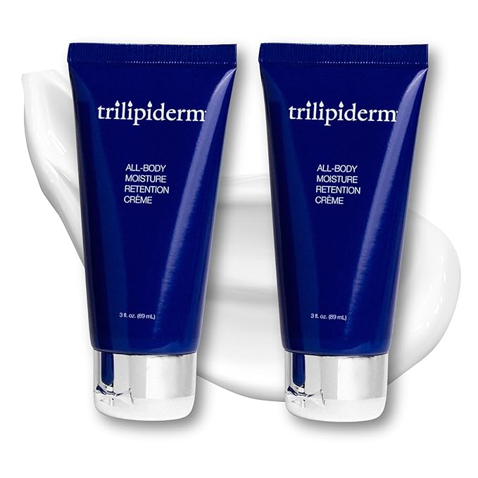 Trilipiderm All-Body Moisture Retention Creme, Travel Size, 3 oz 2-Pack