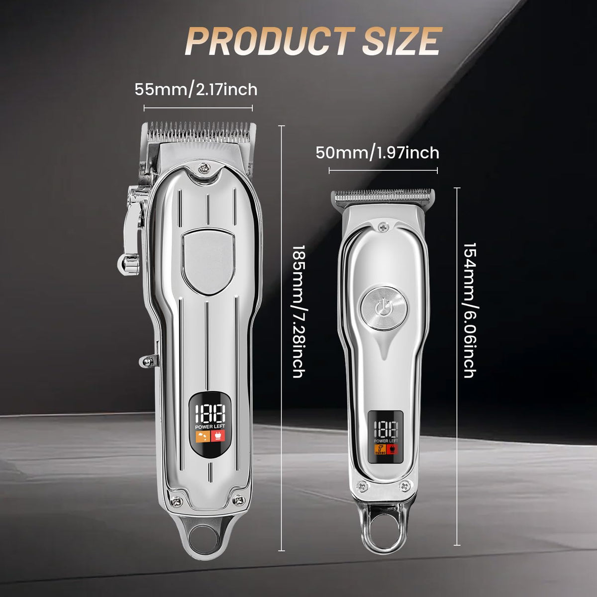 Mensure Hair Clippers for Men, Home Haircut Kit with Scissors, Comb & Guide Combs, Cordless Hair Trimmer Set for Family Use
