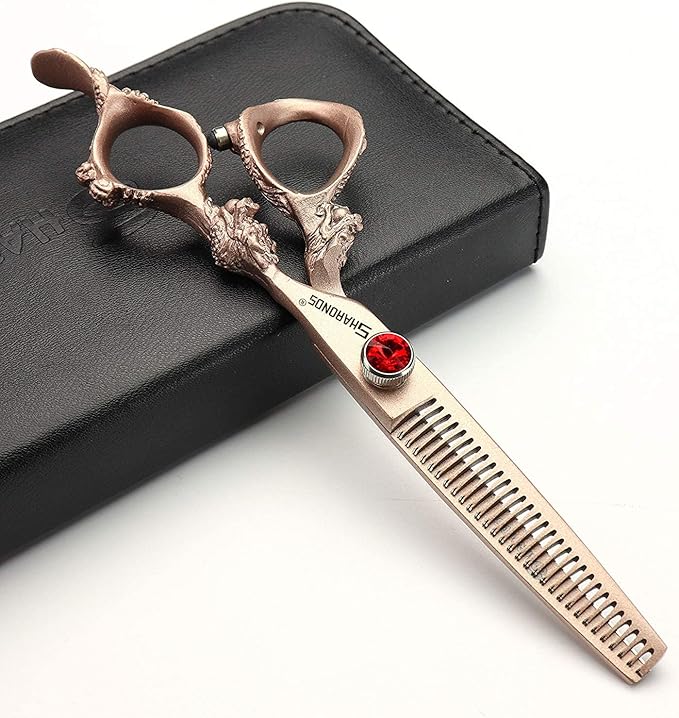 AXEMOORE Hair Scissors 6/7/8/9-inch 440C High Hardness For Hairdressers Haircuts Cuttinging Scissors Professional Haircut(6 inch-3pc)