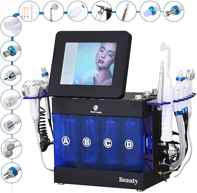 14 in 1 Hydrogen Oxygen Facial Machine Skin Care Hydrodermabrasion Device