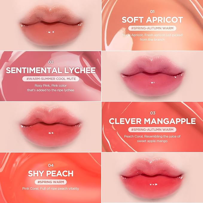 lilybyred Bloody Liar Coating Tint | Korean Glossy Lip Stain, Vivid & Juicy Color, Syrupy Shine, Moisturizing, Long-Lasting & Smudge-Proof, Non-Sticky, Lightweight, 0.14 oz. (06 Rosy Strawberry)