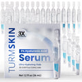 TURMSKIN® Hyaluronic Acid Serum Ampoules [ULTRA HYDRATING VIALS] - 3% Hyaluron Booster for Glass Skin & Anti Aging - 24 Hours Hydration - Soft PE Triple Hyaluronic Complex for Faceskin Repair & Renew