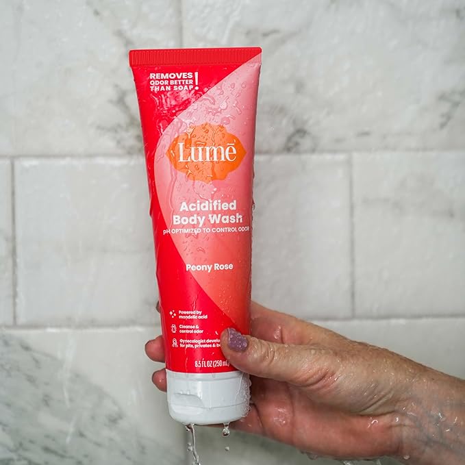 Lume Acidified Body Wash - 8.5 oz, 2 pk (Peony Rose)