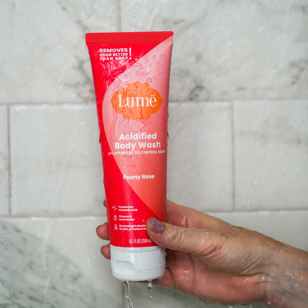 Lume Acidified Body Wash - 8.5 oz, 2 pk (Peony Rose)