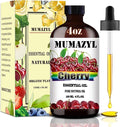 Cherry Essential Oil, Cherry Oil 4 Fl Oz 120ML for Diffuser Humidifier Yoga Cleaning DIY Candle Soap Making MUMAZYL Essential Oils