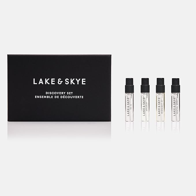 Lake & Skye 4 Piece Discovery Set – Includes 11 11, Apaaray, Midnight 07, and Santal Gray