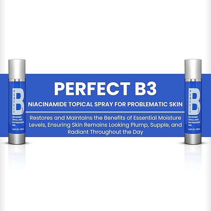 Perfect B3 Niacinamide Spray for Face, Vitamin B3 Face Mist 3.6oz