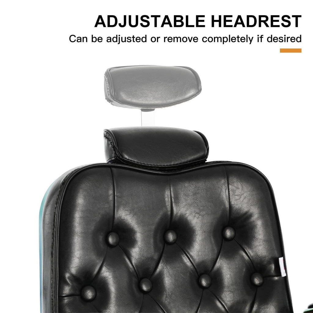 Artist hand Barber Chair All Purpose Recline Salon Chair (Laser Frame)