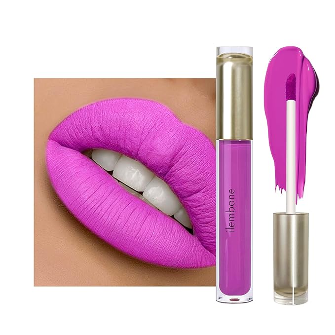ilembane Orchid Purple Matte Liquid Lipstick Long Lasting - Urban Chic