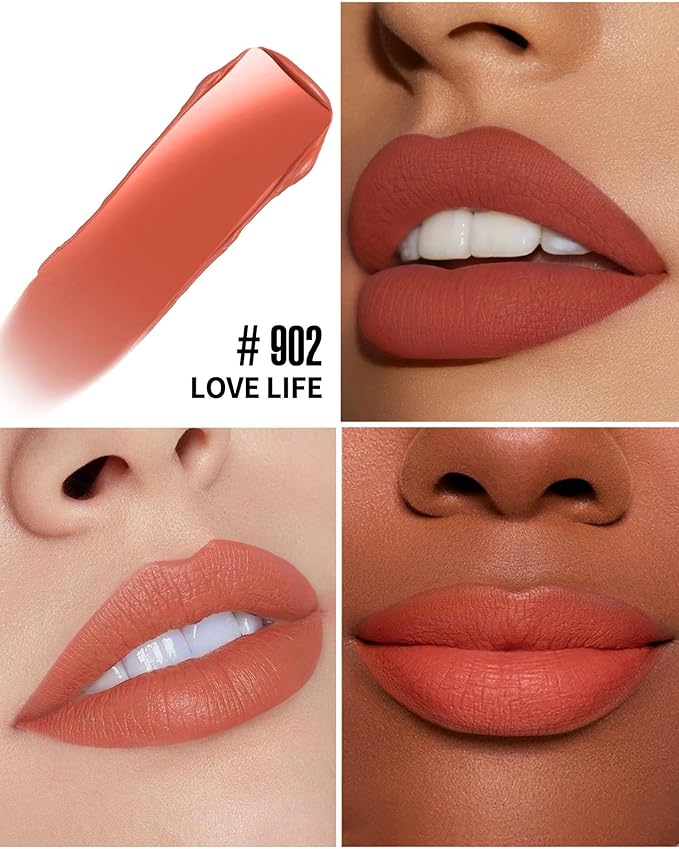 HANLADY Orange Red Lipstick Long Lasting Lipsticks for Women Smudgeproof