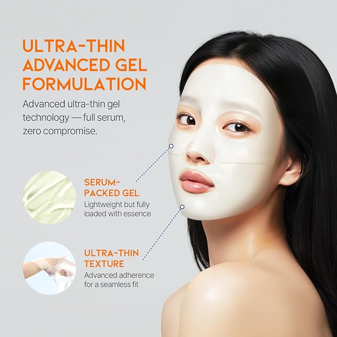 #OOTD Vitamin C Radiant Hydrogel Sheet Mask(5-Pack) | Korean Skincare
