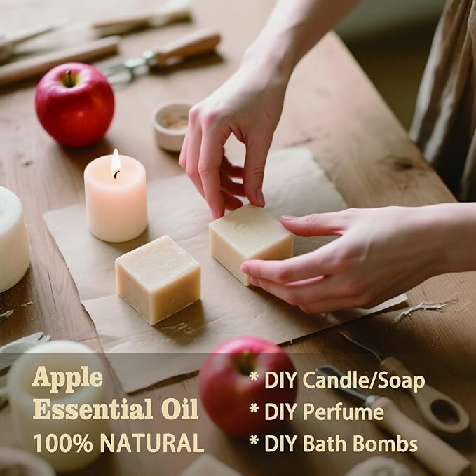 MLYNKL Apple Essential Oil,Apple Oil for Car Diffuser,8 fl oz