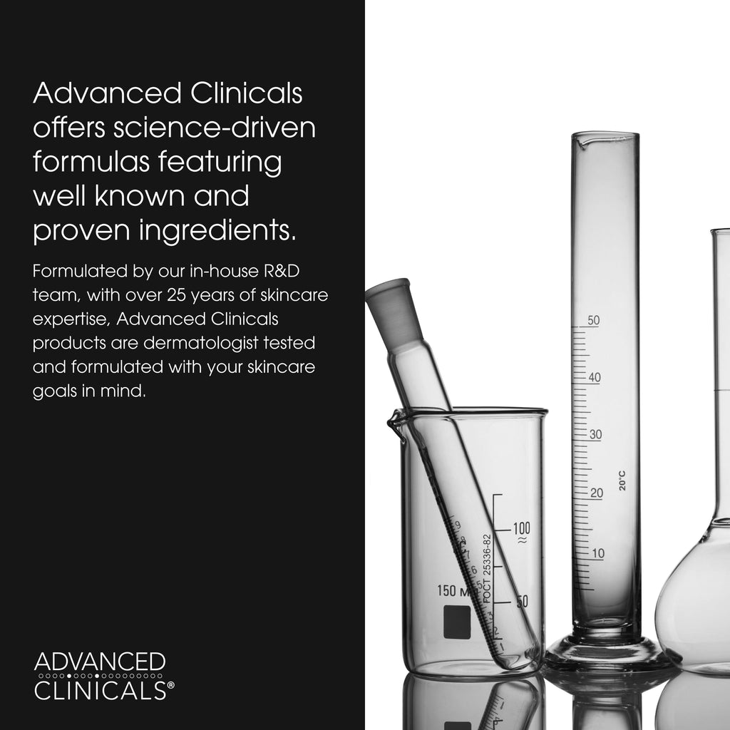 Advanced Clinicals Dark Circle Caffeine Under Eye Serum For Face With Hyaluronic Acid Moisturizer + Peptides | Brightening Vitamin C Serum Helps Improve Look Of Puffy Eye & Fine Lines, 1.75 Fl Oz
