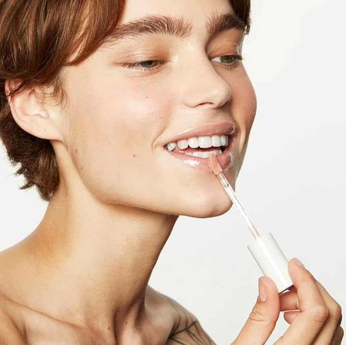 Jillian Dempsey Lip Gloss, Hydrating Plumping High-Shine, Golden Pearl
